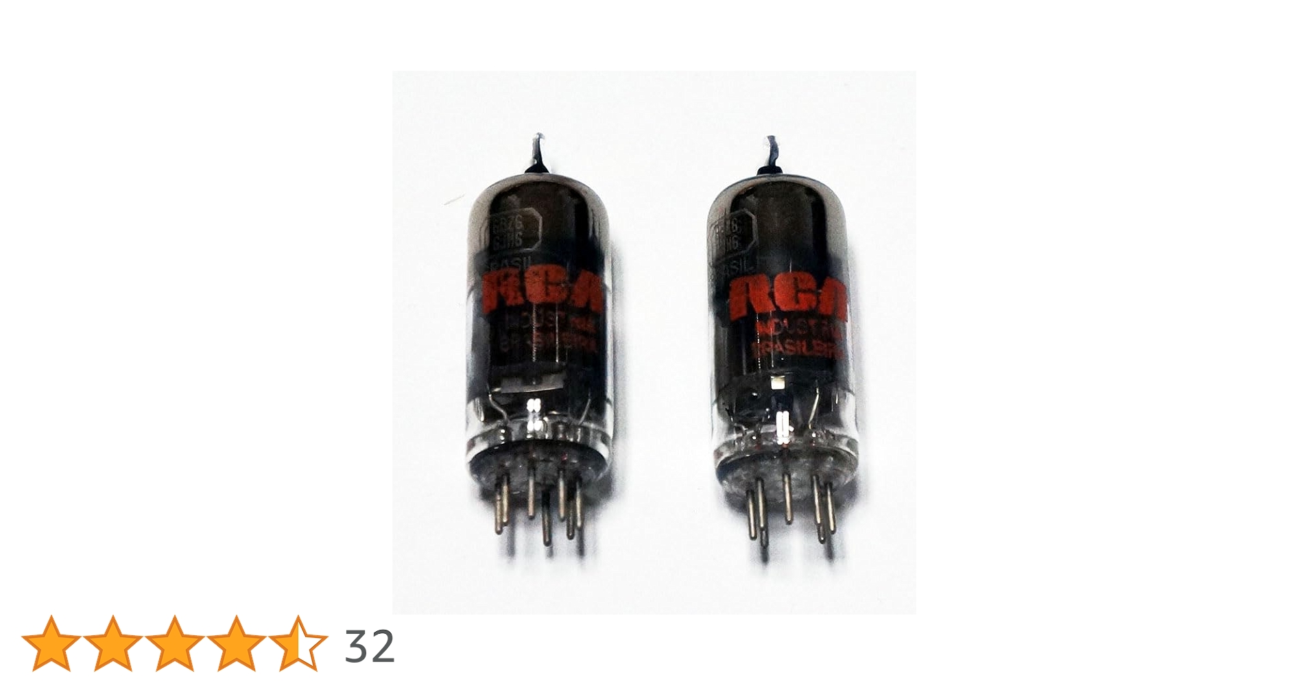 Amazon | 真空管アンプ 交換用真空管 RCA 6BZ6 2本セット テスト